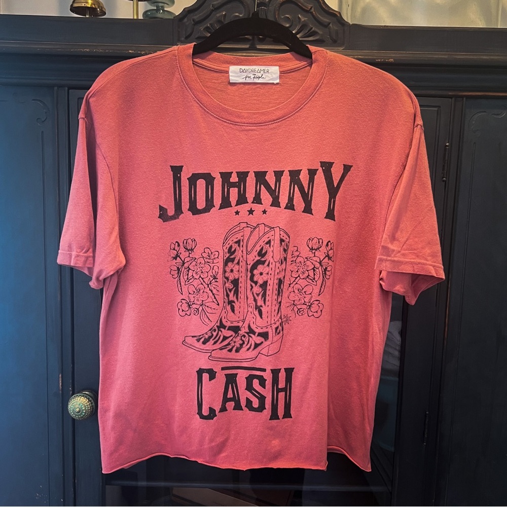 🌸Free People DAYDREAMER Johnny Cash tee